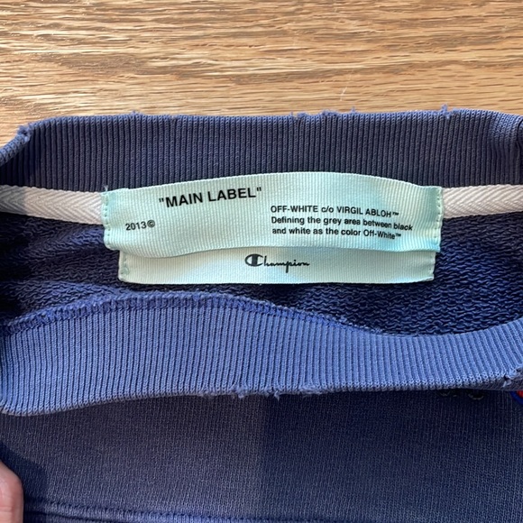 Off White Champion Sweatshirt - Picture 3 of 4